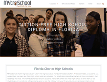 Tablet Screenshot of mycroschool.org